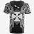 Wallis and Futuna T Shirt Wallis et Futuna Coat of Arms Map Polynesian Tattoo White Black Unisex Black - Polynesian Pride