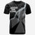 Wallis and Futuna T Shirt Wallis and Futuna Coat of Arms Lighting Thunder Unisex Black - Polynesian Pride