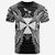 Wallis and Futuna T Shirt Wallis et Futuna Coat of Arms Map Polynesian Tattoo White Black - Polynesian Pride