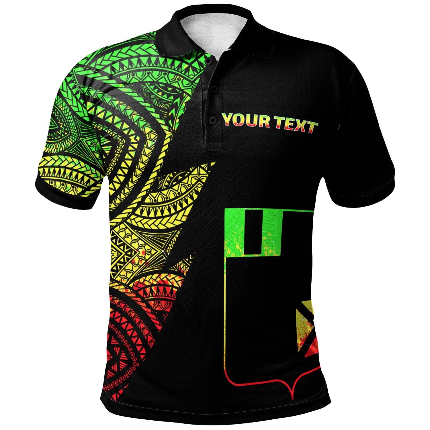 Wallis and Futuna Custom Polo Shirt Flash Style Reggae Unisex Reggae - Polynesian Pride