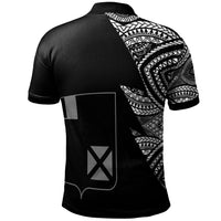 Wallis and Futuna Custom Polo Shirt Flash Style White - Polynesian Pride