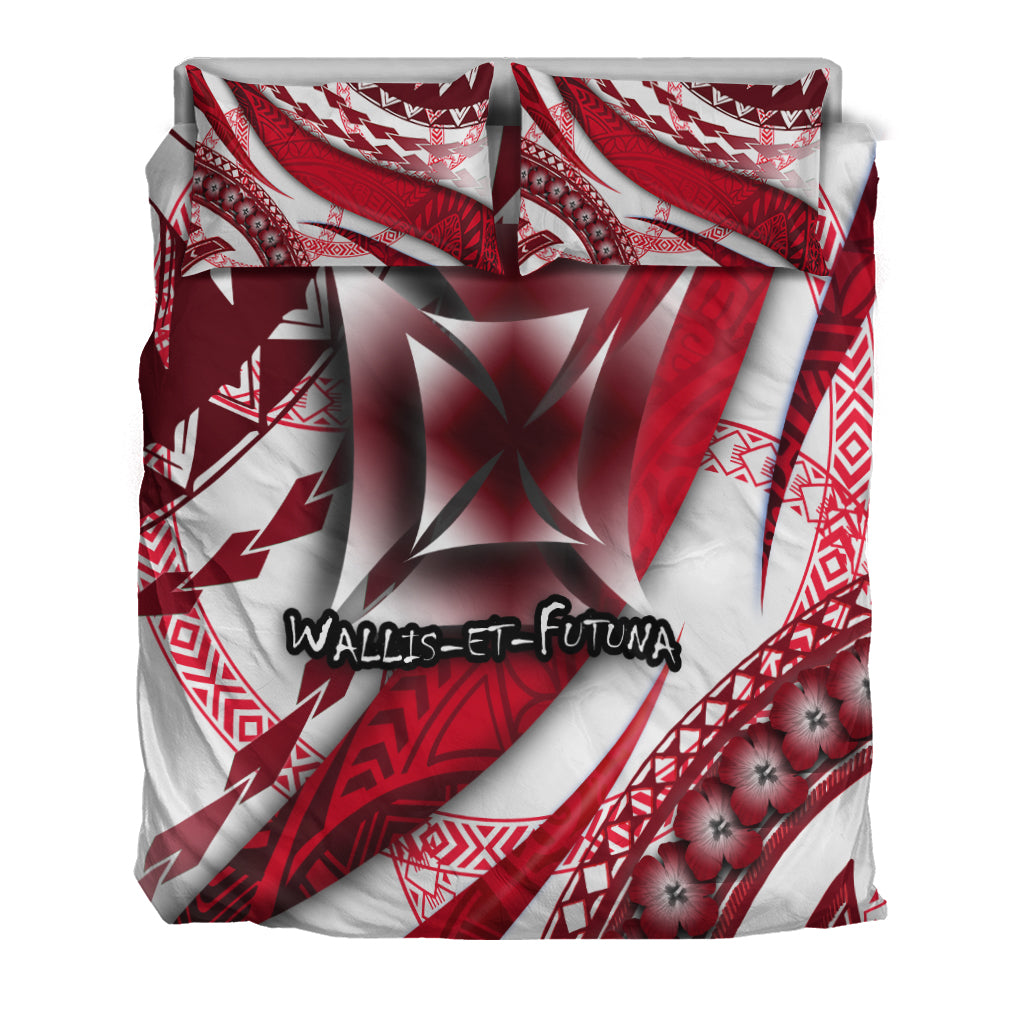 Wallis et Futuna Bedding Set Artsy Style - White LT9 - Polynesian Pride