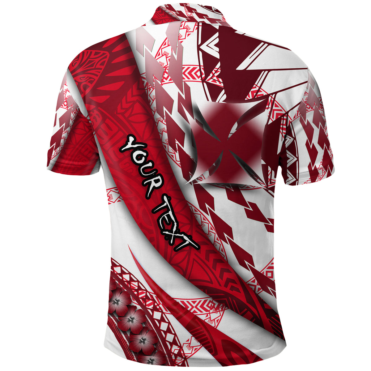 Custom Wallis et Futuna Polo Shirt Artsy Style White LT9 - Polynesian Pride