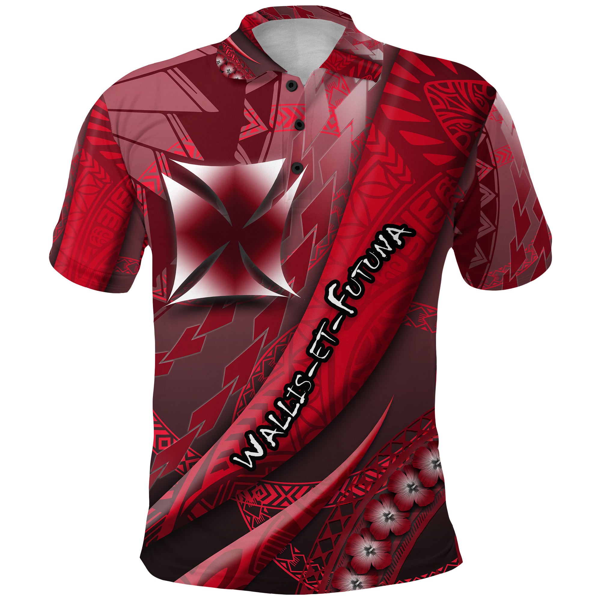 Wallis et Futuna Polo Shirt Artsy Style Special LT9 Adult Special - Polynesian Pride