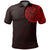 New Zealand Maori Polo Shirt, Maori Warrior Tattoo Golf Shirts Red Unisex Black - Polynesian Pride