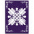 Hawaiian Quilt Maui Plant And Hibiscus Pattern Area Rug - White Purple - AH White - Polynesian Pride