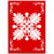 Hawaiian Quilt Maui Plant And Hibiscus Pattern Area Rug - White Red - AH White - Polynesian Pride
