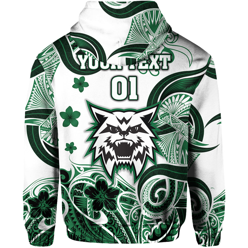 Custom Hawaii Konawaena Wildcats School Zip Hoodie Unique Style LT8 - Polynesian Pride
