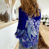 Queen Salote College Tonga Women Casual Shirt Kupesi Style - Ver02 LT7 - Polynesian Pride