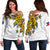 Filipino Off Shoulder Sweater Tribal White Style LT6 - Polynesian Pride