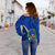 Pohnpei Women's Off Shoulder Sweater Polynesian Style LT6 - Polynesian Pride