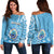 Micronesia Women Off Shoulder Sweater Vibe Style LT6 - Polynesian Pride