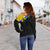 Pilipinas Off Shoulder Sweater Simple Style - Black LT6 - Polynesian Pride
