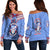 (Custom Personalised) Tonga Apifo'ou College Off Shoulder Sweater Special Style LT16 - Polynesian Pride