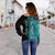 (Custom Personalised)Aotearoa Maori Manaia Women's Off Shoulder Sweater Half Papua Shell Style No.1 - Polynesian Pride