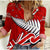 (Custom Personalised) Waitangi Women Casual Shirt Aotearoa Tino Rangatiratanga Flag with Silver Fern LT9 Female Red - Polynesian Pride