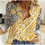 Traditional Polynesian Tribal Tattoo Retro Women Casual Shirt Yellow LT9 Female Yellow - Polynesian Pride