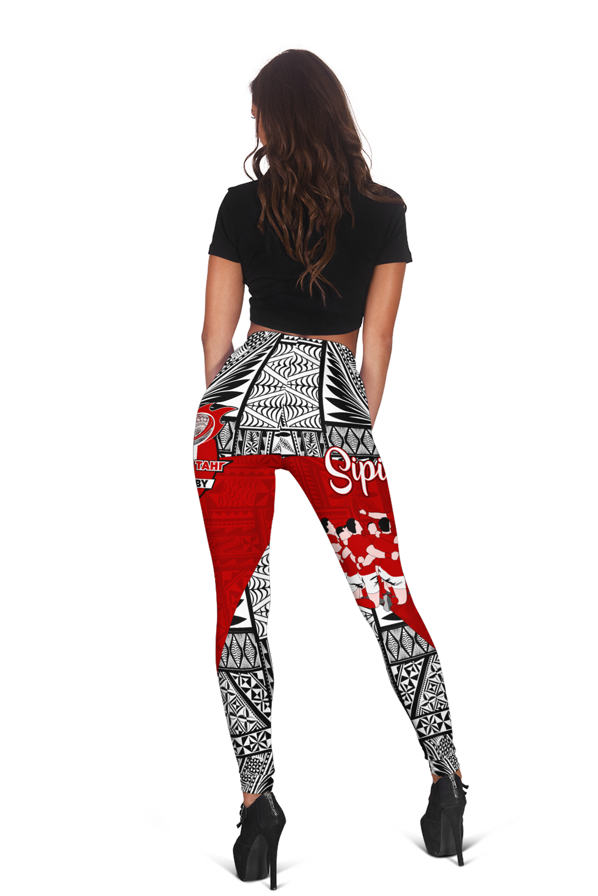 Tonga Rugby Ikale Tahi Sipi Tau Women Legging - LT2 - Polynesian Pride