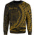 Tokelau Custom Personalised Sweatshirt - Wings Style Gold Color Unisex Gold - Polynesian Pride