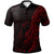 French Polynesia Polo Shirt Custom Polynesian Pattern Style Red Color Unisex Red - Polynesian Pride
