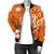 Custom Marshall Islands Personalised Women's Bomber Jacket - Marshallese Spirit Orange - Polynesian Pride