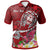 Guam Custom Polo Shirt Turtle Plumeria (Red) Unisex Red - Polynesian Pride