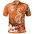 Custom Guam Custom Polo Shirt Guahananian Spirit Unisex Orange - Polynesian Pride