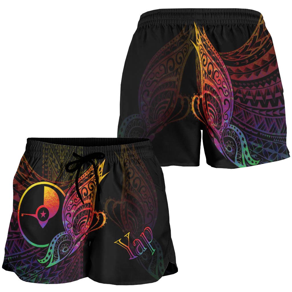 Yap State Women's Shorts - Butterfly Polynesian Style - Polynesian Pride
