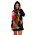 Yap State Hoodie Dress - Tropical Hippie Style - Polynesian Pride