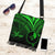 Yap State Boho Handbag - Green Color Cross Style One Size Boho Handbag Black - Polynesian Pride