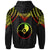Yap Zip up Hoodie Polynesian Armor Style Reagge - Polynesian Pride
