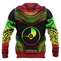 Yap All Over Hoodie Micronesian Reggae Color Version Chief Style - Polynesian Pride