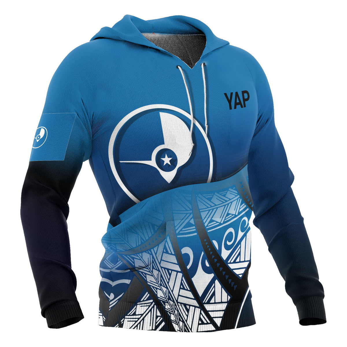Yap Coat of rms Hoodie Polynesian Pattern - Polynesian Pride