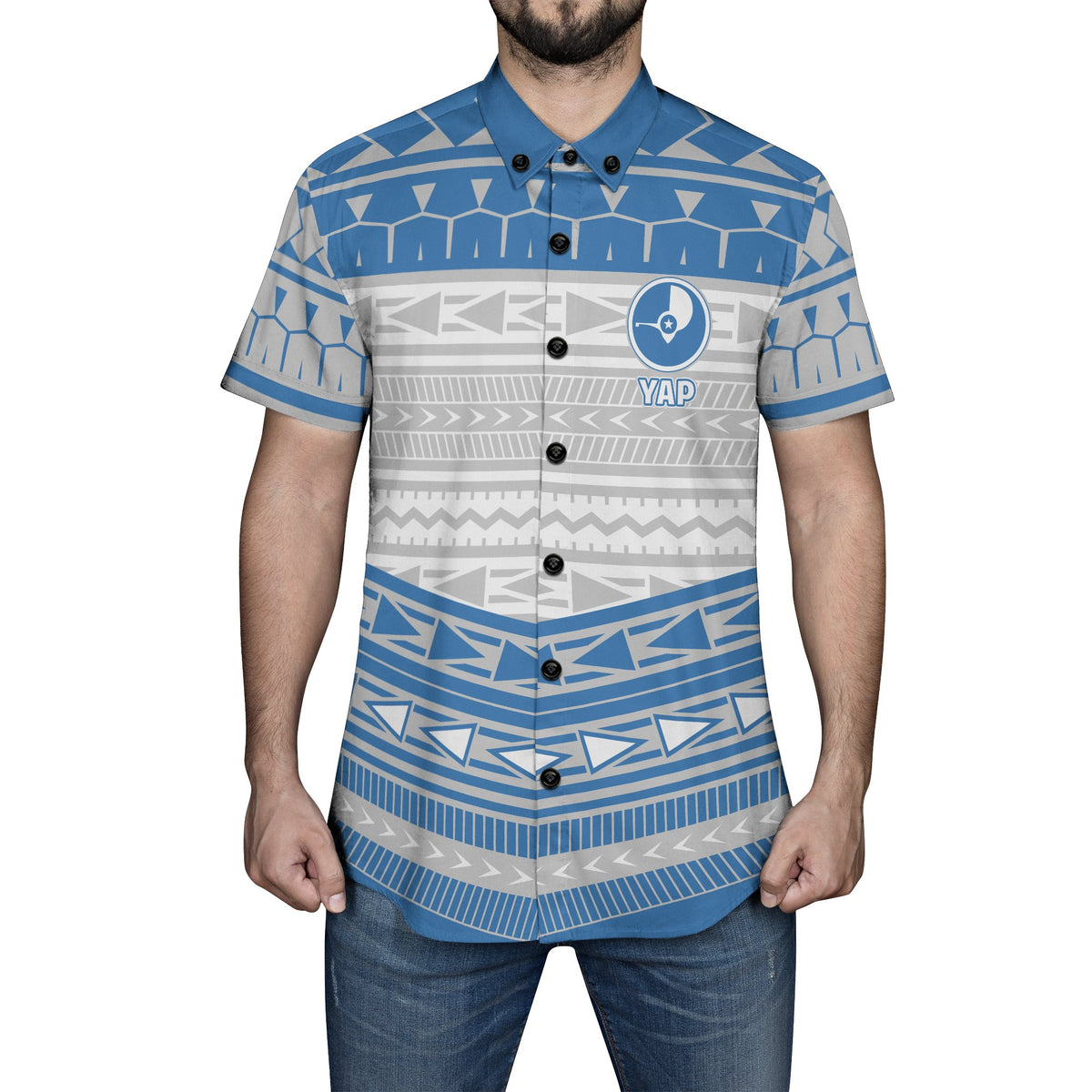 Yap Men's Short Sleeve Shirt - Polynesian Pride