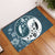 Yinyang Turtle Hibiscus Door Mat AH Door Mat Black - Polynesian Pride