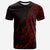 Kiribati T Shirt Custom Polynesian Pattern Style Red Color Unisex Red - Polynesian Pride