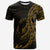 Solomon Islands T Shirt Custom Polynesian Pattern Style Gold Color Unisex Art - Polynesian Pride