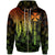Wallis and Futuna Zip up Hoodie Polynesian Wings Reggae Unisex Black - Polynesian Pride