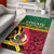 Vanuatu Dreamy Area Rug Coat Of Arms and Pattern LT13 Green - Polynesian Pride