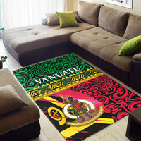 Vanuatu Dreamy Area Rug Coat Of Arms and Pattern LT13 - Polynesian Pride