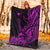 Hawaii Polynesian Premium Blanket Ukulele Purple LT13 White - Polynesian Pride