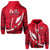 Custom Kahuku Shool Zip Hoodie Enthusiasm Red Raiders LT13 Unisex Red - Polynesian Pride