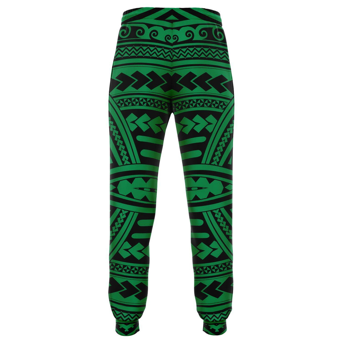Polynesian Seamless Green Joggers - Polynesian Pride