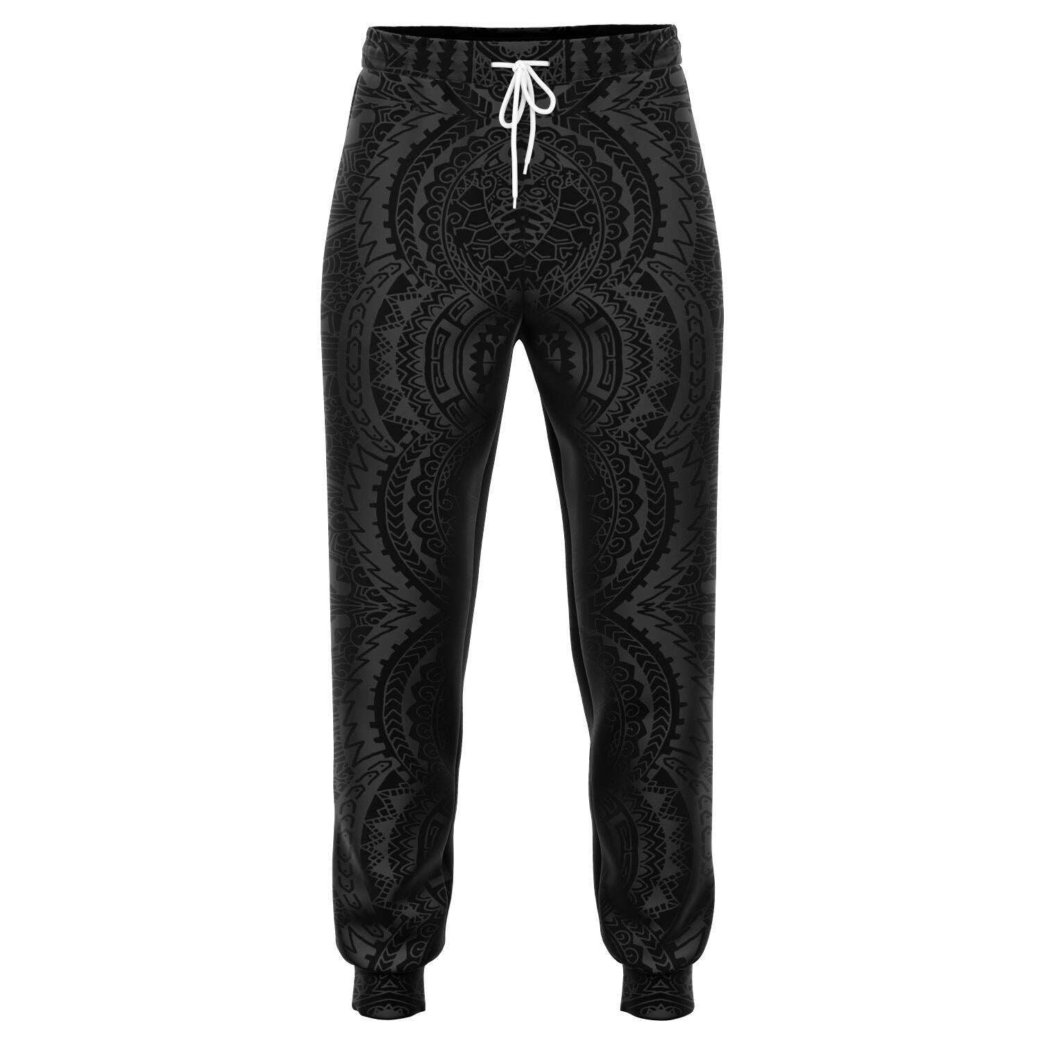 Polynesian Symmetry Gray Joggers Unisex Gray - Polynesian Pride