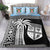 (Custom Personalised) Fiji Tapa Pattern Bedding Set Coconut Tree LT13 Blue - Polynesian Pride