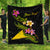 Tokelau Polynesian Quilt - Plumeria Tribal Black - Polynesian Pride