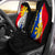 Philippines Custom Personalised Car Seat Covers - King Lapu-Lapu Polynesian Pattern One Size Black - Polynesian Pride