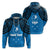 Custom Micronesia Yap Proud Yapese Hoodie LT12 Hoodie Blue - Polynesian Pride