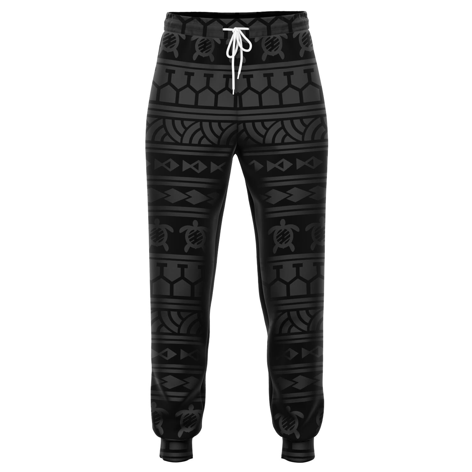 Polynesian Tattoo Tribal Gray Joggers Unisex Gray - Polynesian Pride