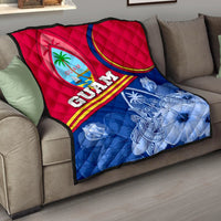 Guam Polynesian Premium Quilt - Land of the Chamorros Blue - Polynesian Pride